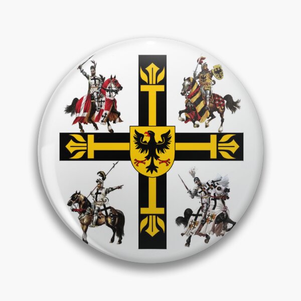 Item preview, Teutonic Order logo with 4 knights designed and sold by MDMDO.