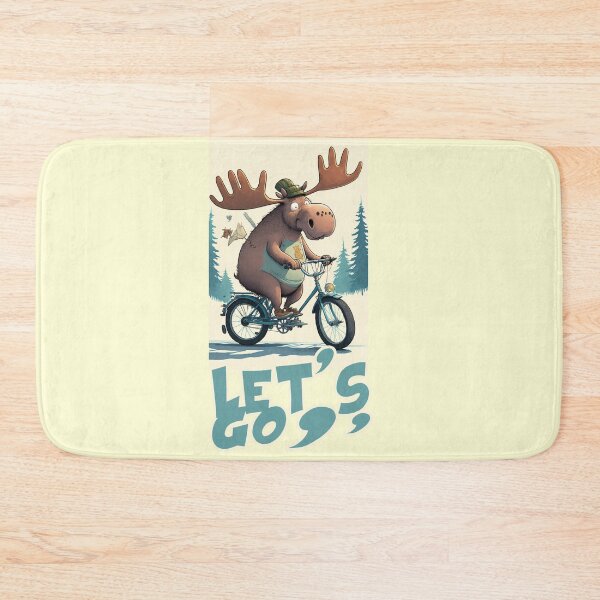 Item preview, Moose On Bike : For Bicycling Lovers designed and sold by Ameripensia.