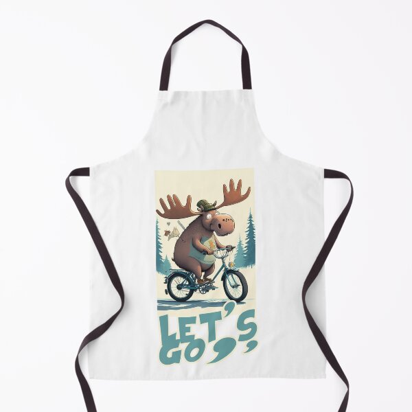 Item preview, Moose On Bike : For Bicycling Lovers designed and sold by Ameripensia.