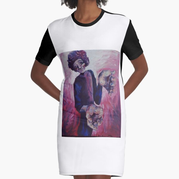 Help Me Graphic T-Shirt Dress