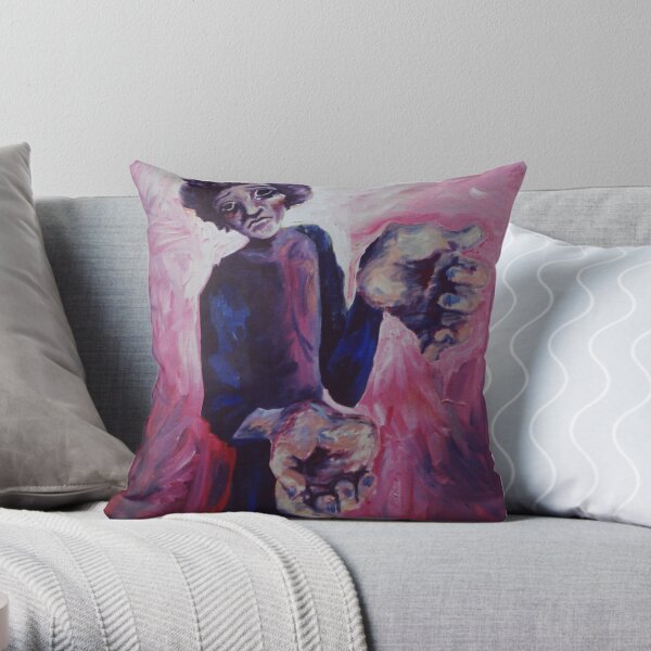 Help Me Throw Pillow
