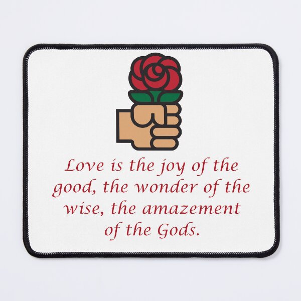 Item preview, Love Is The Joy Of The Good designed and sold by CrankyOldDude.