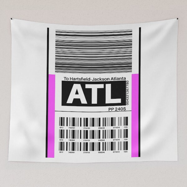 Item preview, ATL Luggage Tag Hartsfield–Jackson Atlanta International Airport designed and sold by SpicyAviator.