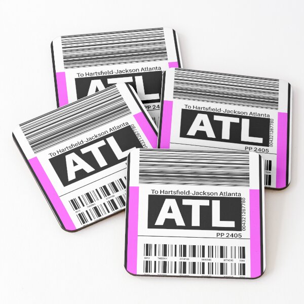 Item preview, ATL Luggage Tag Hartsfield–Jackson Atlanta International Airport designed and sold by SpicyAviator.