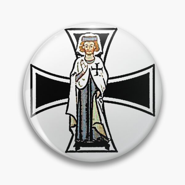 Item preview, German Order cross with drawing of a knight designed and sold by MDMDO.