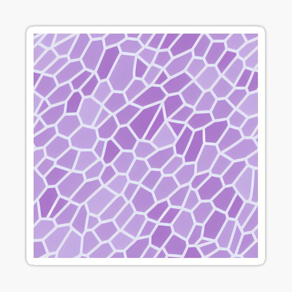 Abstract Geometric Water Pattern - purple pastel scheme Sticker