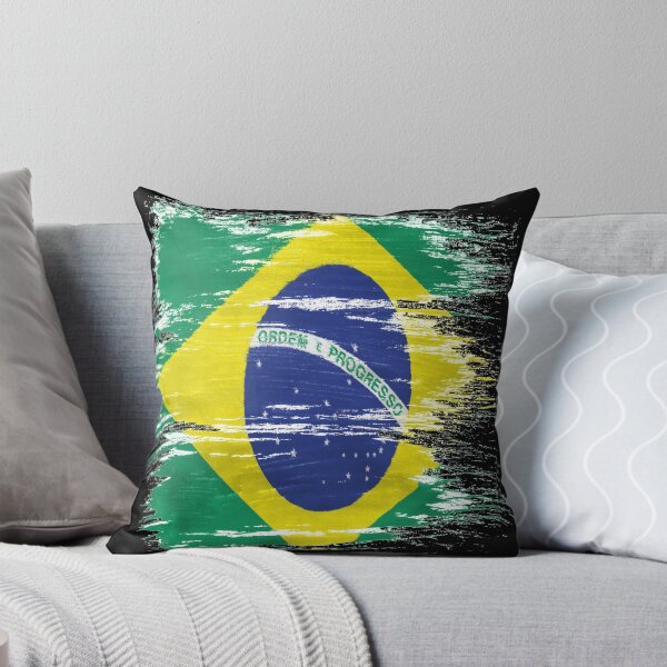 Artikelvorschau, Brasilien. Brasilianische Flagge entworfen und verkauft von yourworldusa.
