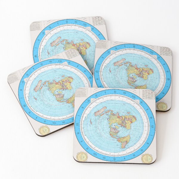 Item preview, Gleason's New Standard Map of the World (Restored version 2023) designed and sold by AnubisApparel.