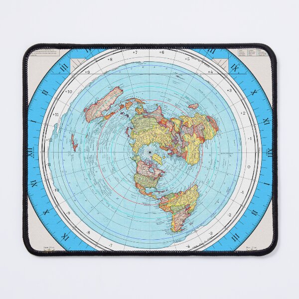 Item preview, Gleason's New Standard Map of the World (Restored version 2023) designed and sold by AnubisApparel.