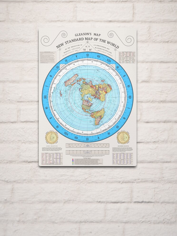 Gleason's new standard map of the world : on the projection of