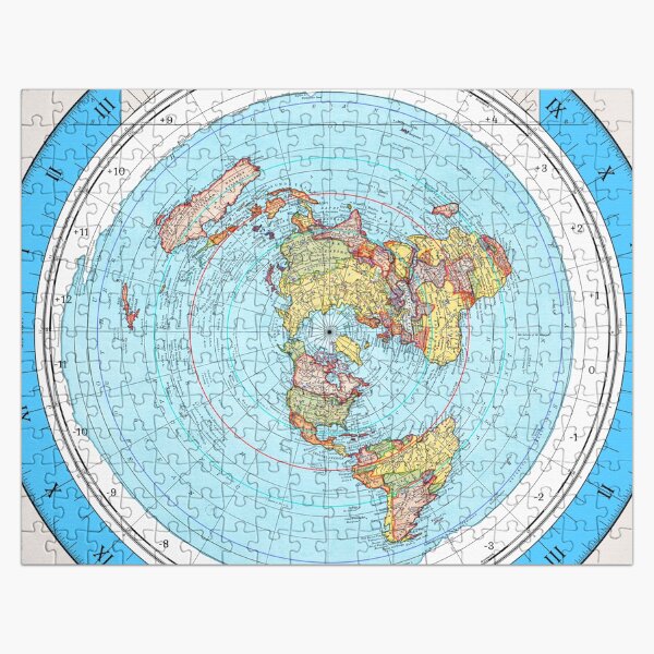 Artikel-Vorschau von Gleason's New Standard Map of the World (Restaurierte Version 2023), designt und verkauft von AnubisApparel.