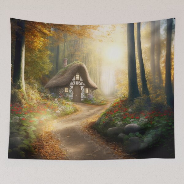 Item preview, Cozy Cottage House designed and sold by letsgetinspired.