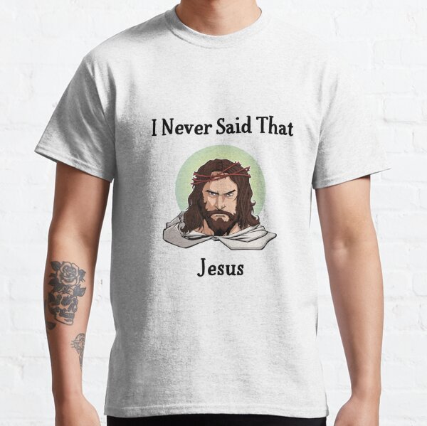 Grtxin WWJT What Would Jesus Throw Graphic T Shirts New Men's Cotton T-Shirt Short Sleeve Fashion Tops Tee, Size: XL, Black