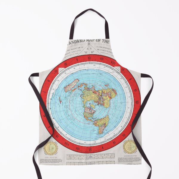 Item preview, Gleason's New Standard Map of the World (Restored version 2023 RED) designed and sold by AnubisApparel.