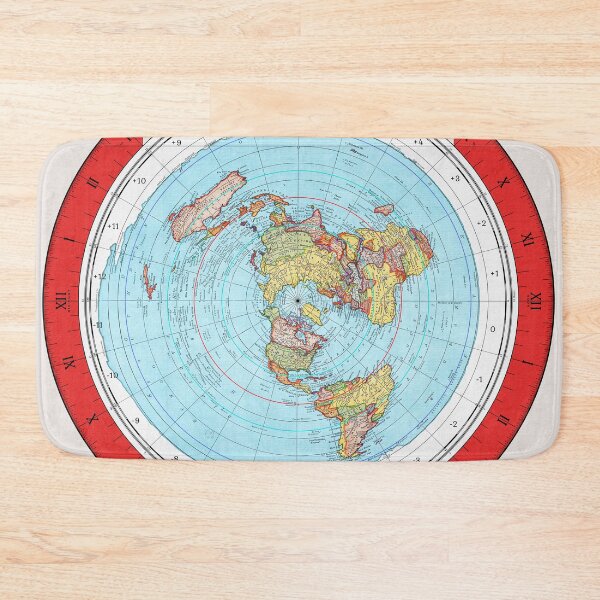 Item preview, Gleason's New Standard Map of the World (Restored version 2023 RED) designed and sold by AnubisApparel.