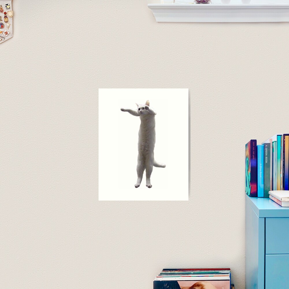 Long Cat Meme Art Print for Sale by lolhammer