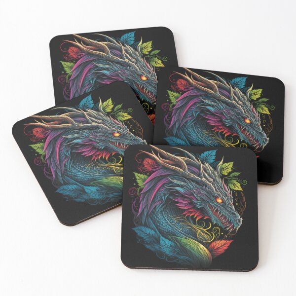 Item preview, A Mighty Dragon Wrapped in Vines designed and sold by Johnsdesigns1.