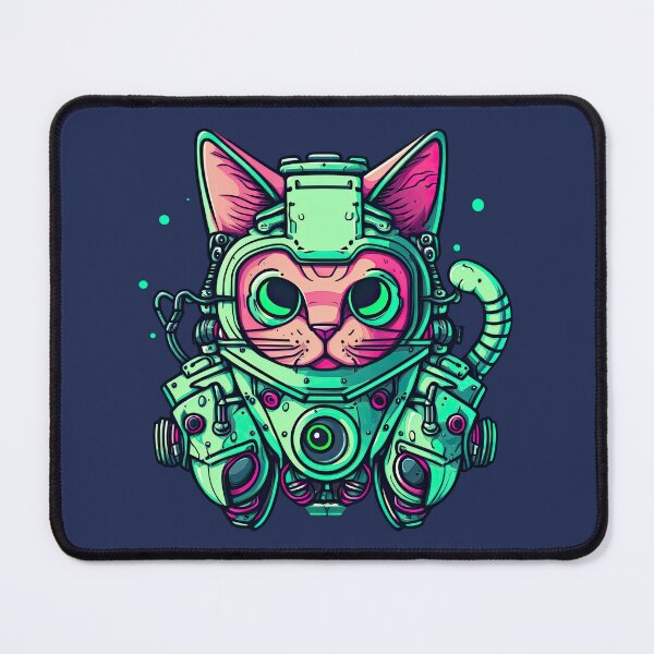 Item preview, Cyborg Сat designed and sold by SerhiiArt.