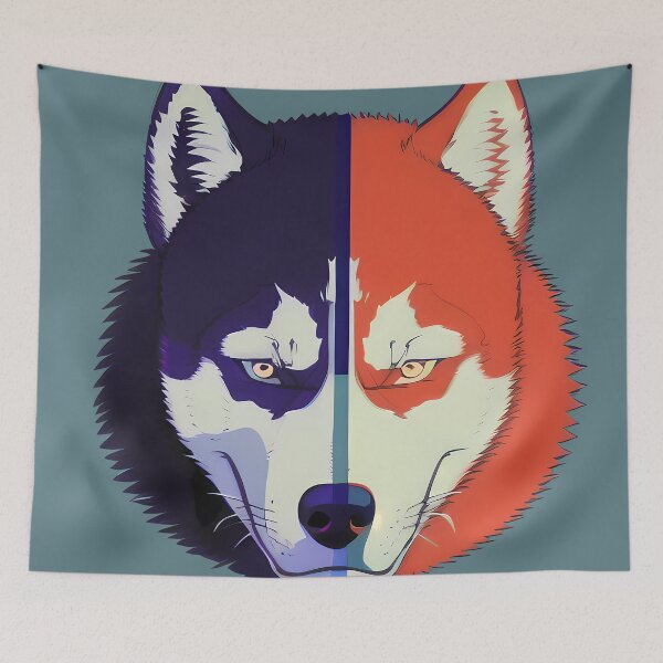 Item preview,  Anime-style Husky Duotone designed and sold by jonkristian.