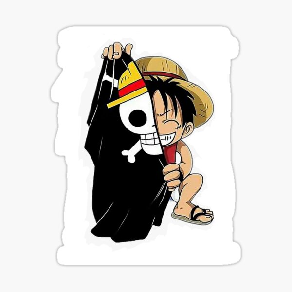 Monkey D. Luffy One Piece Characters Weatherproof Anime Sticker 6 Car  Decal