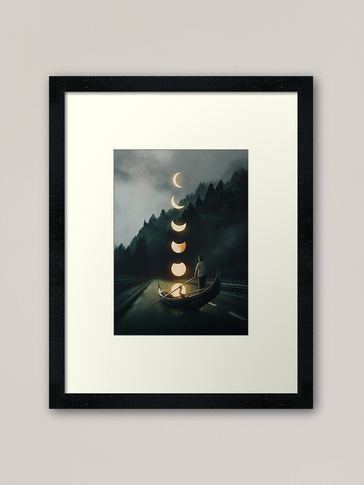 Alternate view of Moon Ride Framed Art Print