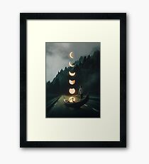 Moon Ride Framed Print