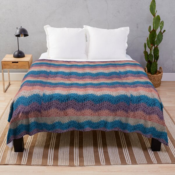 Item preview, Wavy wool crochet pattern // designed and sold by Lillrose.