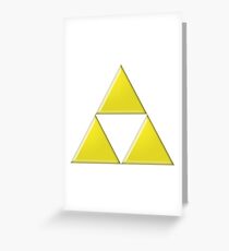 Tri Force Greeting Card