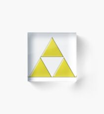 Tri Force Acrylic Block