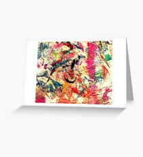 Funky Colours Greeting Card