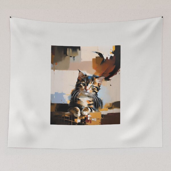 Item preview, A Painting of My Feline Beauty designed and sold by KH-GardenEden.