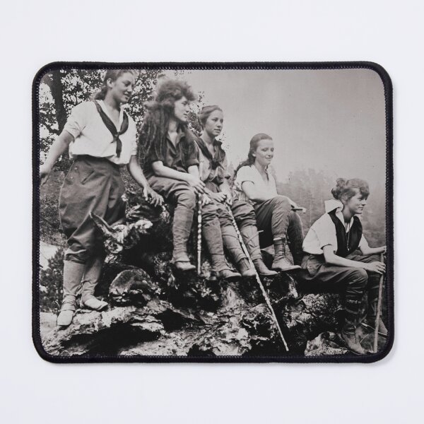 Item preview, Women Hiking Los Angeles, California, 1915 designed and sold by World Vintage Photos.