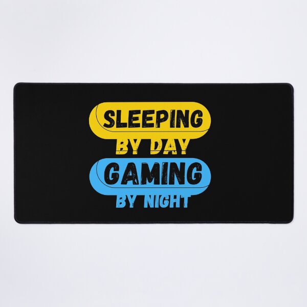 Item preview, Sleeping By Day Gaming By Night designed and sold by mu-art.