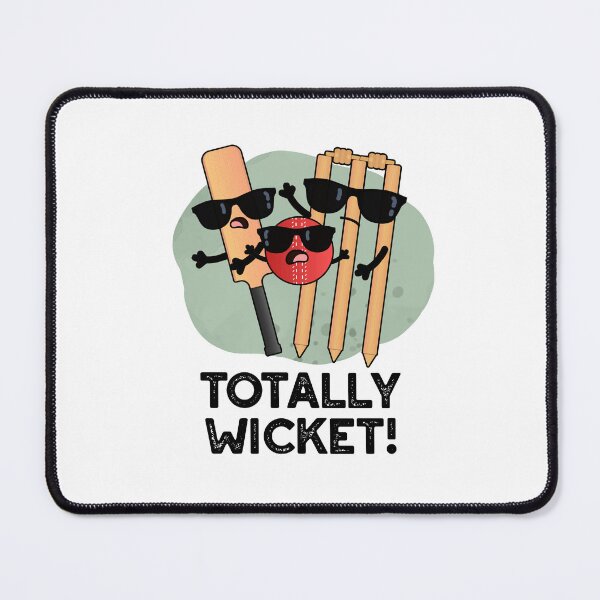 Item preview, Totally Wicked Funny Cricket Puns  designed and sold by punnybone.