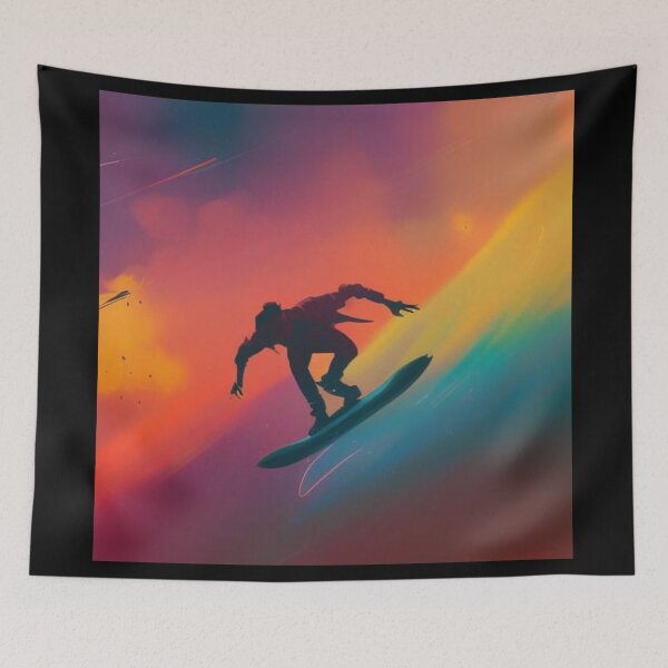 Item preview, Cosmic Surfer designed and sold by Verdant Rose Studio.