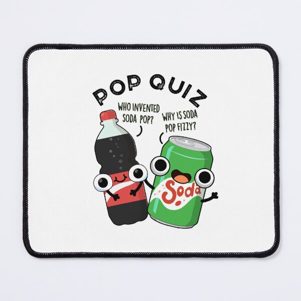 Item preview, Pop Quiz Funny Soda Pop Puns designed and sold by punnybone.