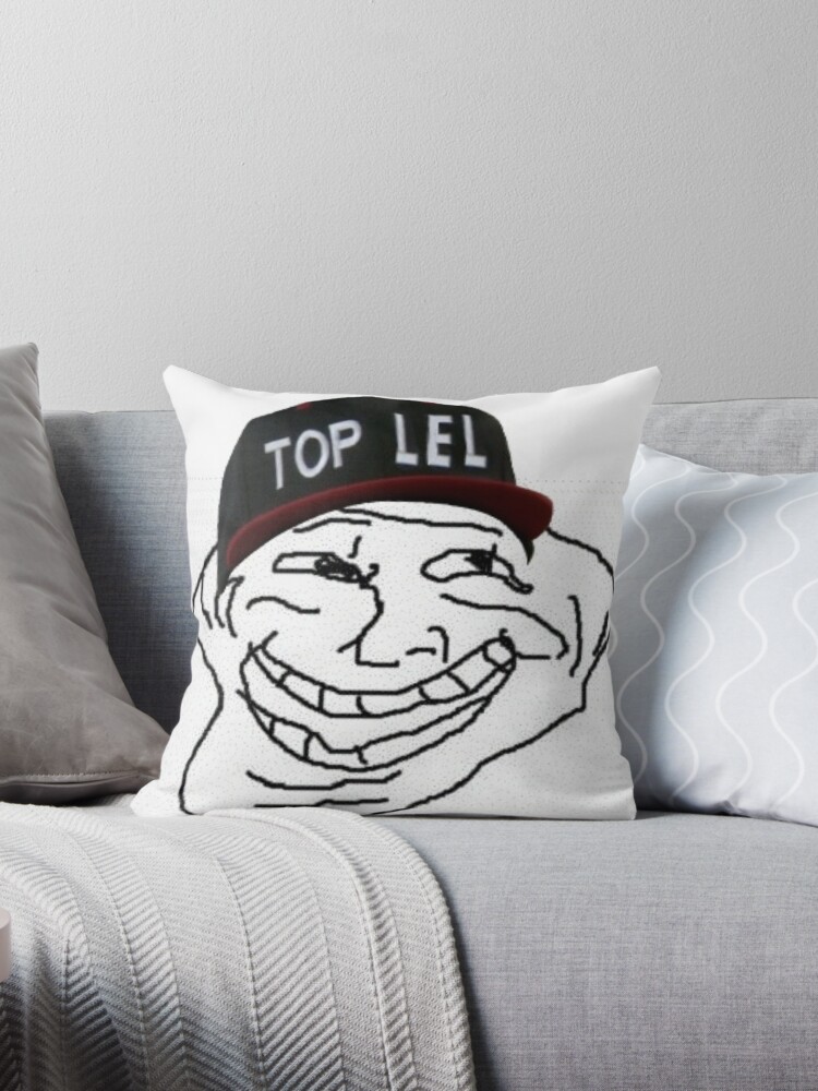 Man face Throw Pillow by MarkTheUser