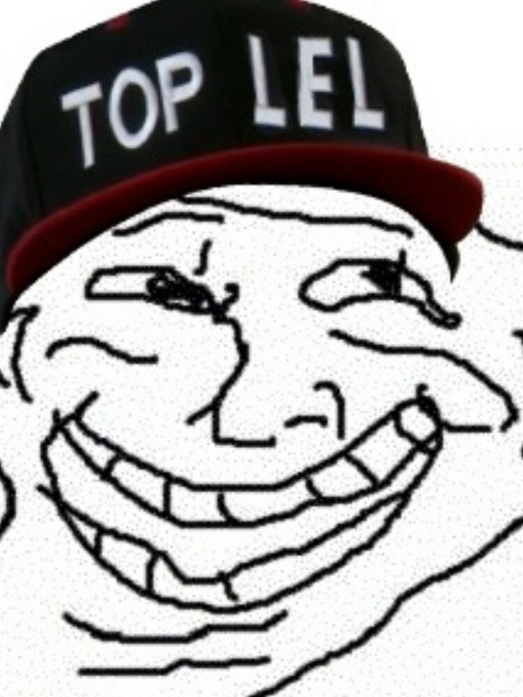 Top LEL Troll Face Poster for Sale by lolhammer