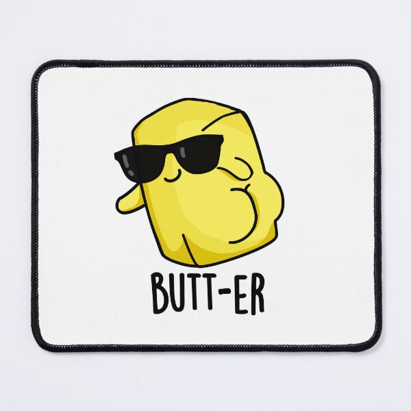 Item preview, Butt-er Funny Food Butter Puns  designed and sold by punnybone.