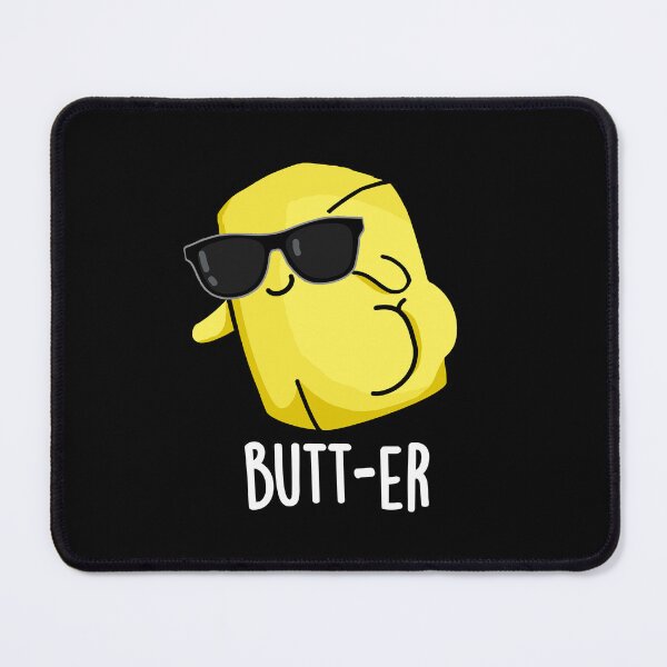 Item preview, Butt-er Funny Food Butter Puns (Dark BG) designed and sold by punnybone.
