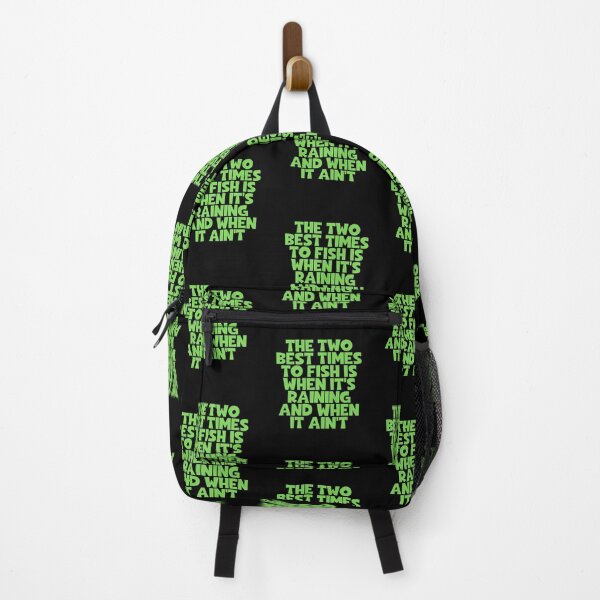 Item preview, The Two Best Times To Fish Is When It's Raining And When It Ain't - Fishing designed and sold by JourneyCreative.
