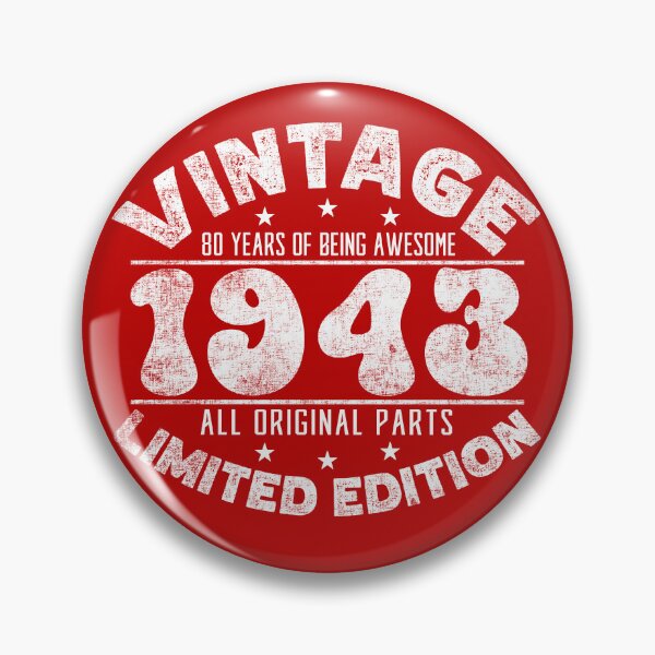 Item preview, Vintage 1943 Limited Edition | 80th Birthday 80 Year Old designed and sold by engsasa.