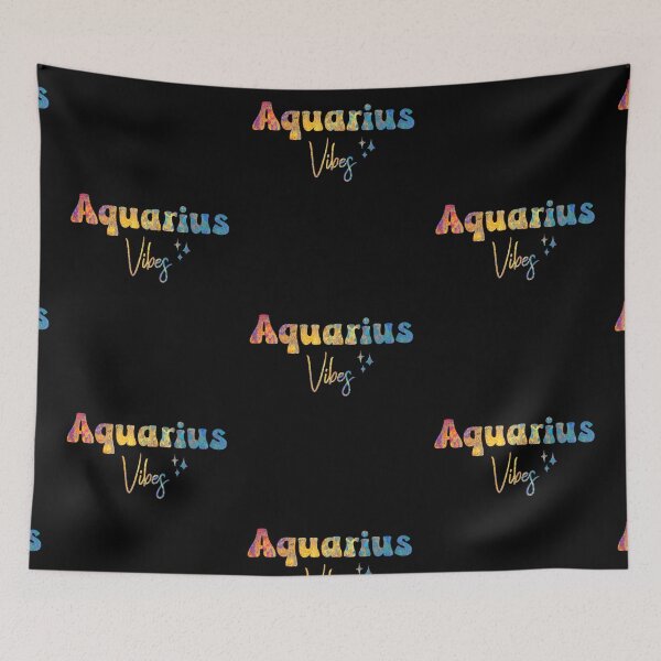Item preview, Aquarius Vibes designed and sold by MyStarSign.