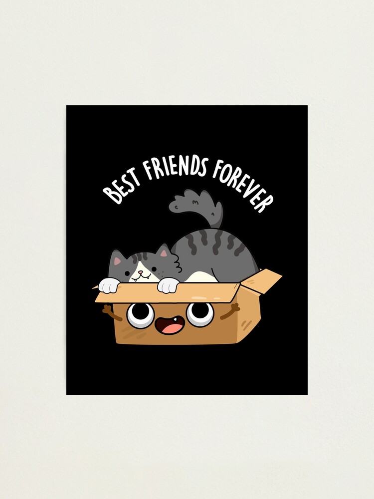 Best Friends Forever Funny BFF Puns Dark BG