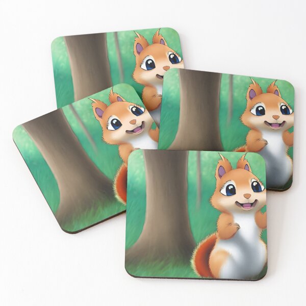 Item preview, Happy Little Squirrel - Woodland Animal Nature designed and sold by CM7Designs.