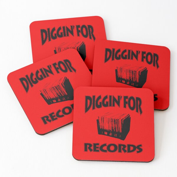 Item preview, Diggin' for Records DR Black designed and sold by Tee4Daily.
