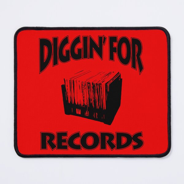 Item preview, Diggin' for Records DR Black designed and sold by Tee4Daily.
