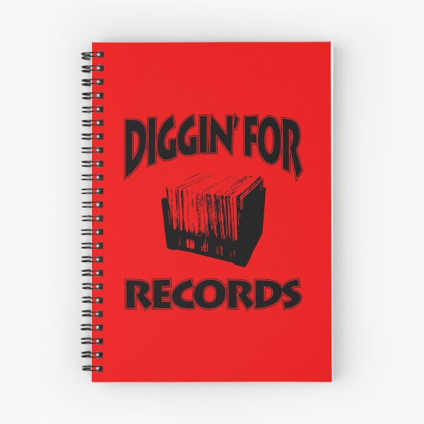 Item preview, Diggin' for Records DR Black designed and sold by Tee4Daily.