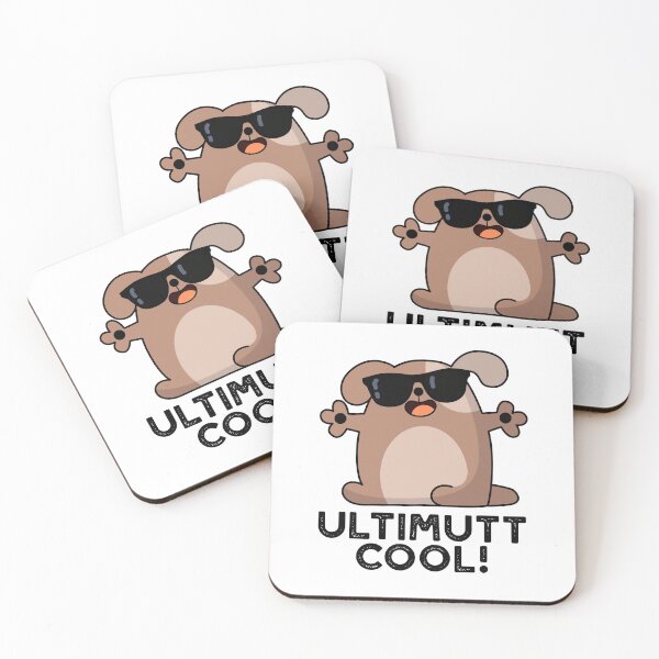 Item preview, Ulti-mutt Cool Funny Dog Puns  designed and sold by punnybone.