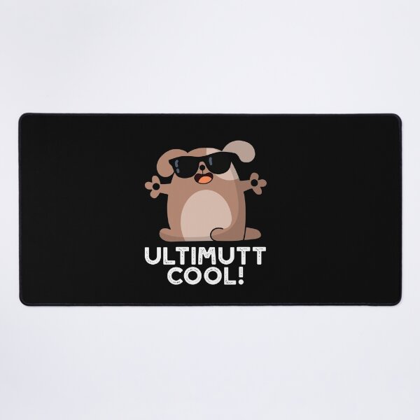 Item preview, Ulti-mutt Cool Funny Dog Puns (Dark BG) designed and sold by punnybone.